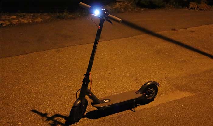 E-Wheels E2S V2 Lite Främre belysning i mörker