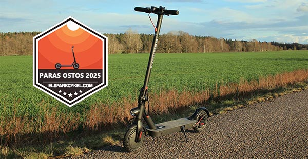 E2S V2 2025 auringonlaskussa, taustalla peltomaisema